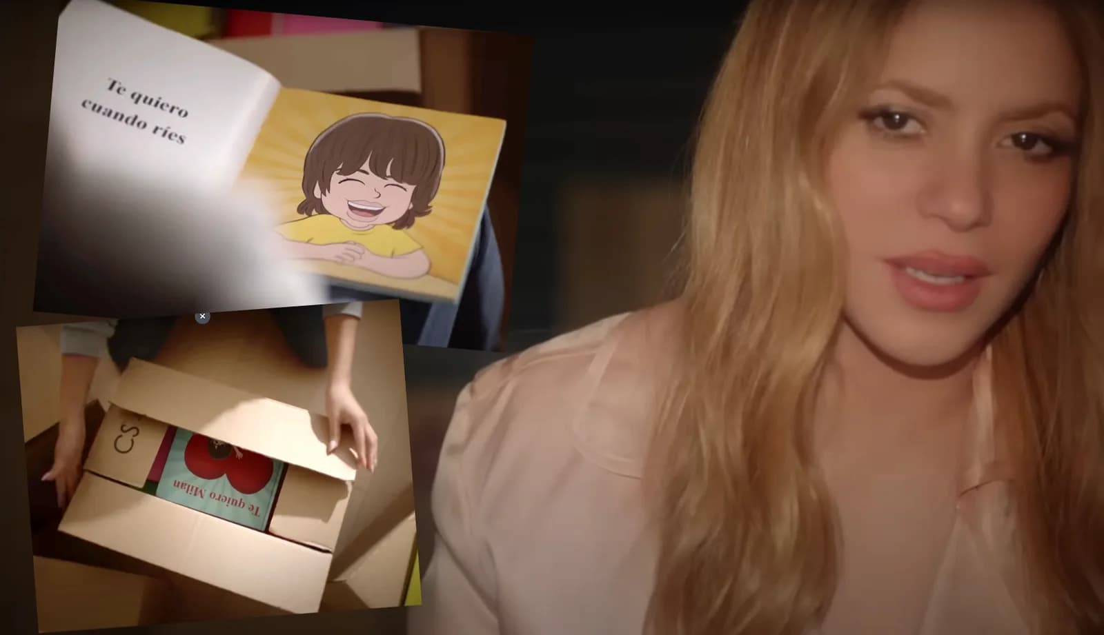 La Shakira ensenya a càmera un conte il·lustrat per l’estudi Xevidom en un dels seus videoclips